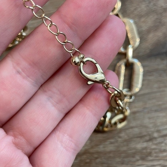 Express Gold Chain Reversible Necklace - Black & Textured - Picture 8 of 8